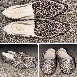 Sugar - Animal Print Slip-On Shoes